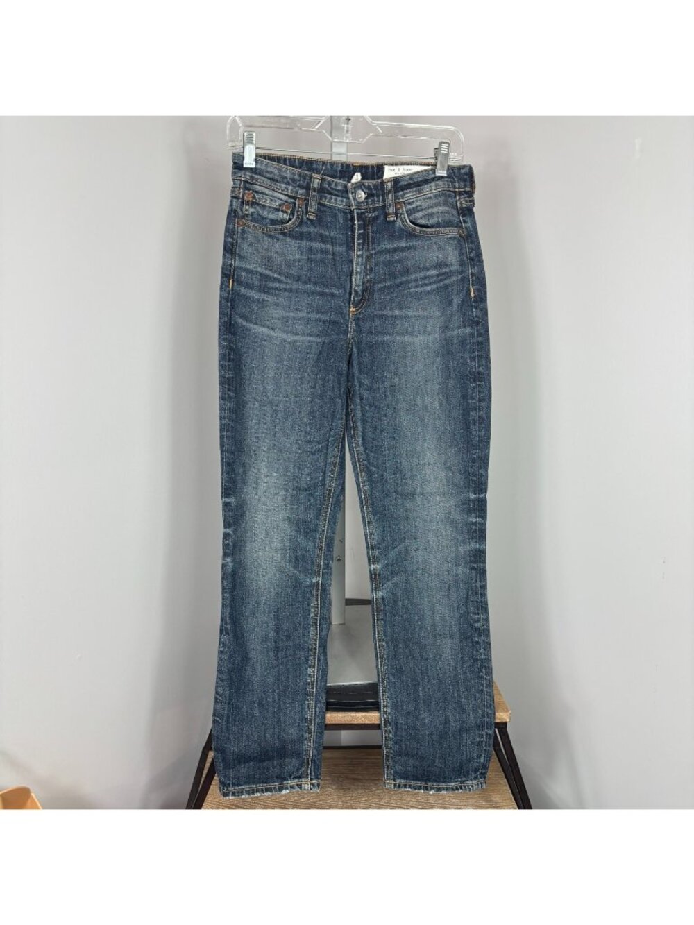 RAG & BONE Tanzanite Jeans Nina High-Rise Cigarette 28x26